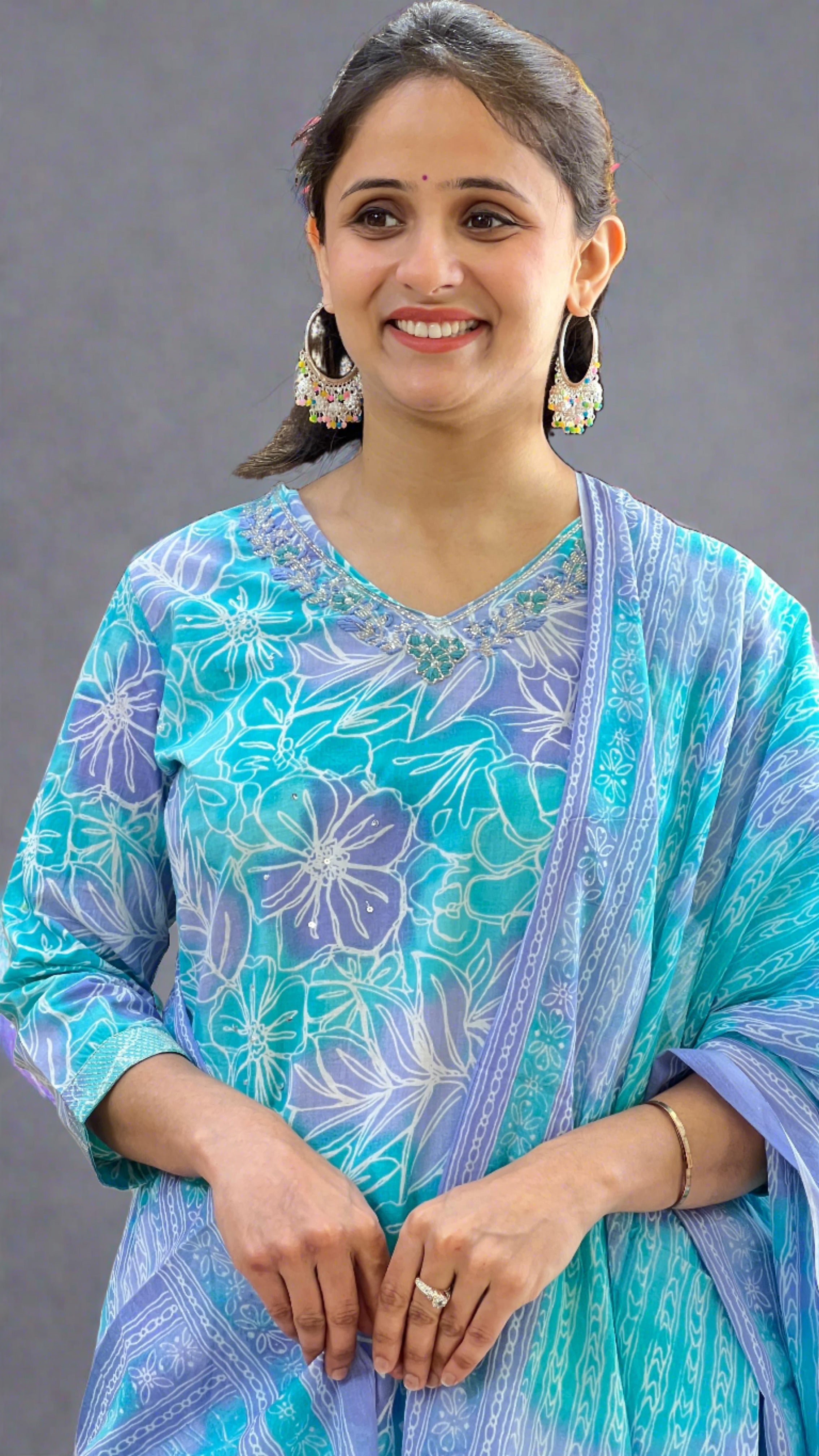 Casual Wear Cotton Suit