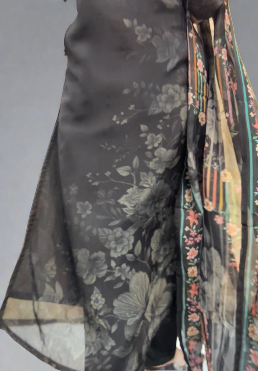 Pure Organza Digital print suit