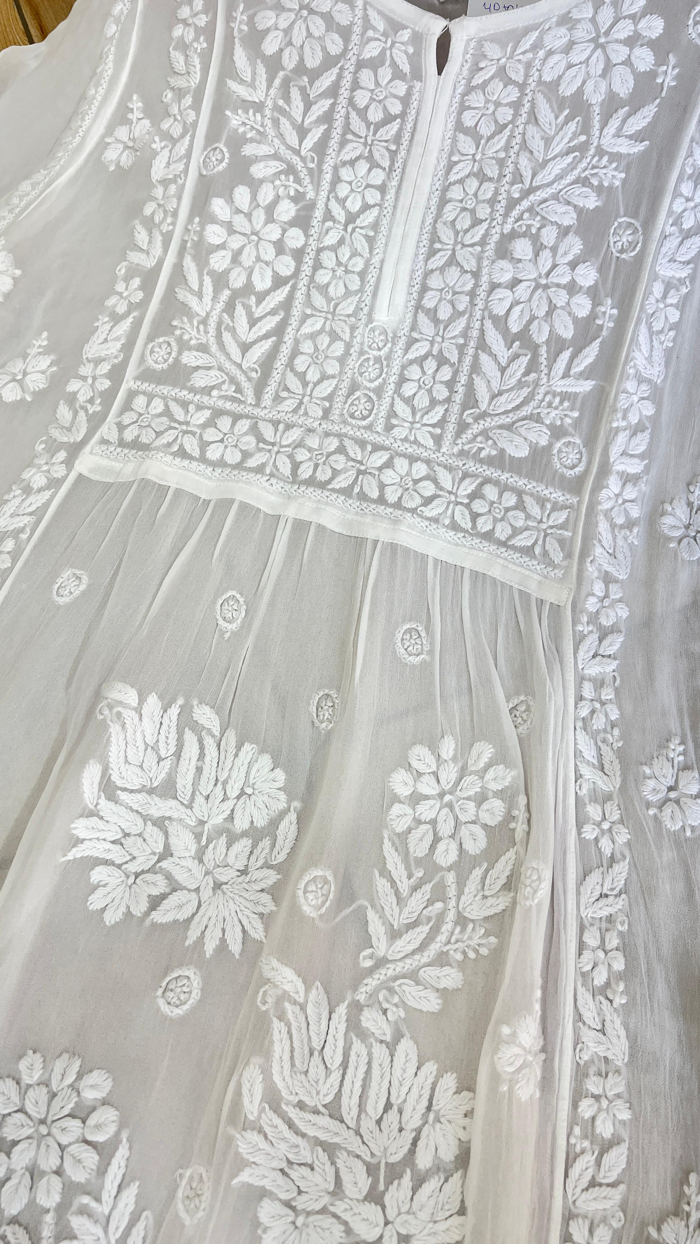 Pure Viscose Lakhnavi kurta