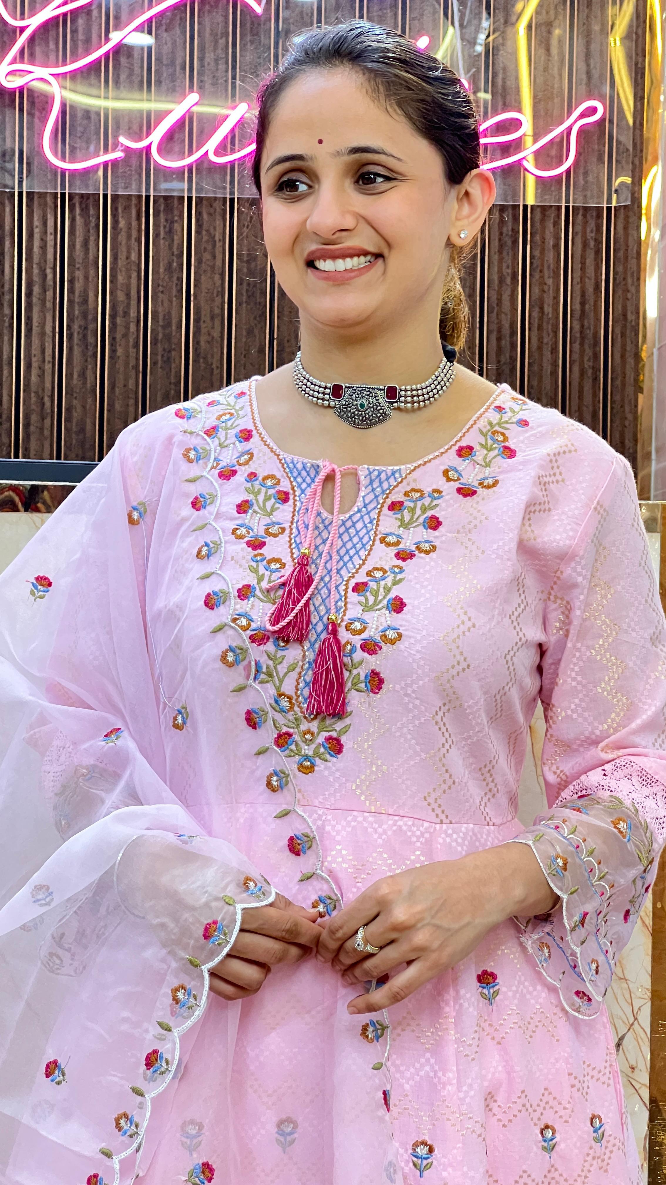 Diksha Embroidered Anarkali Suit