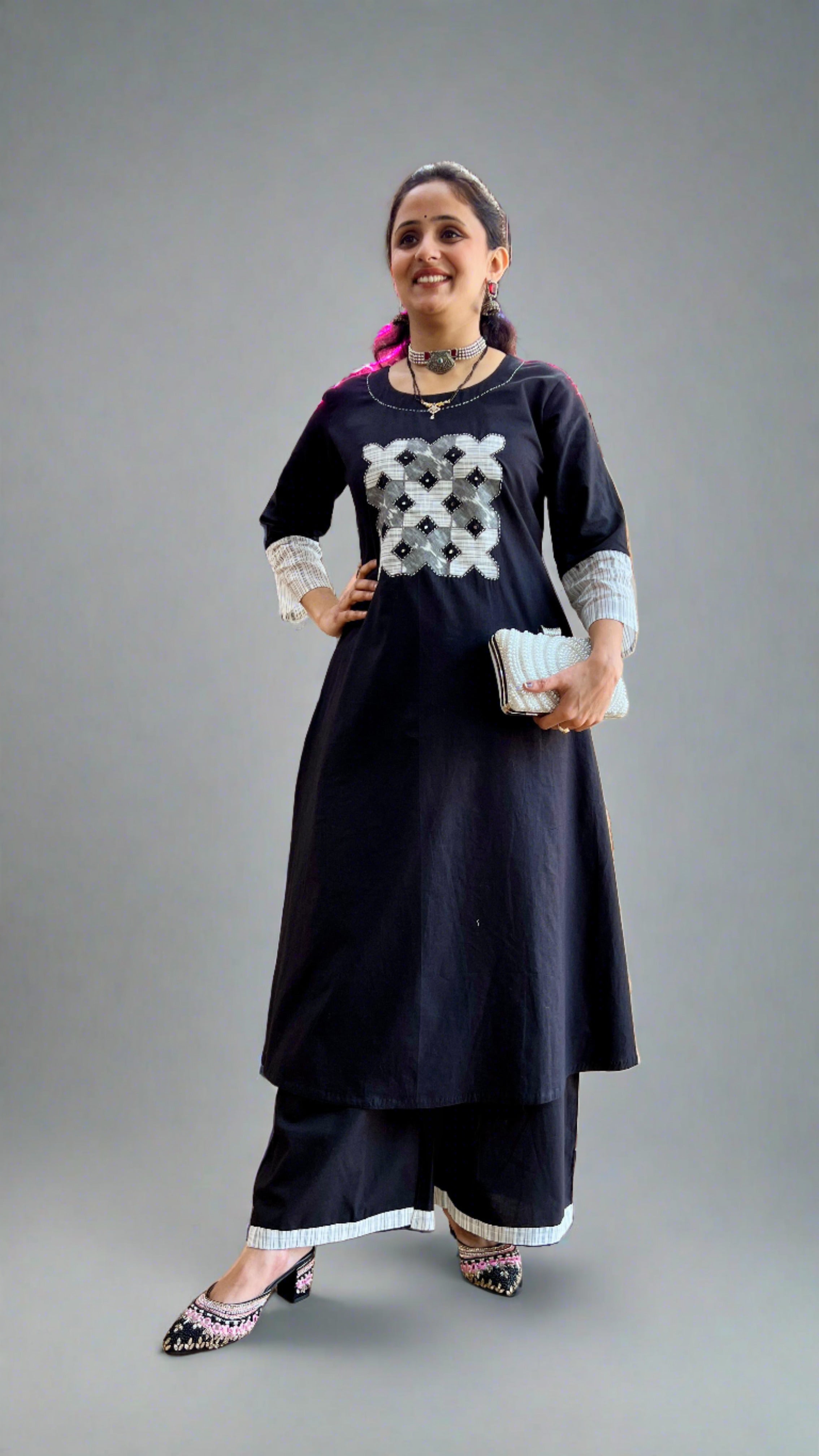 Kaira kantha work suit