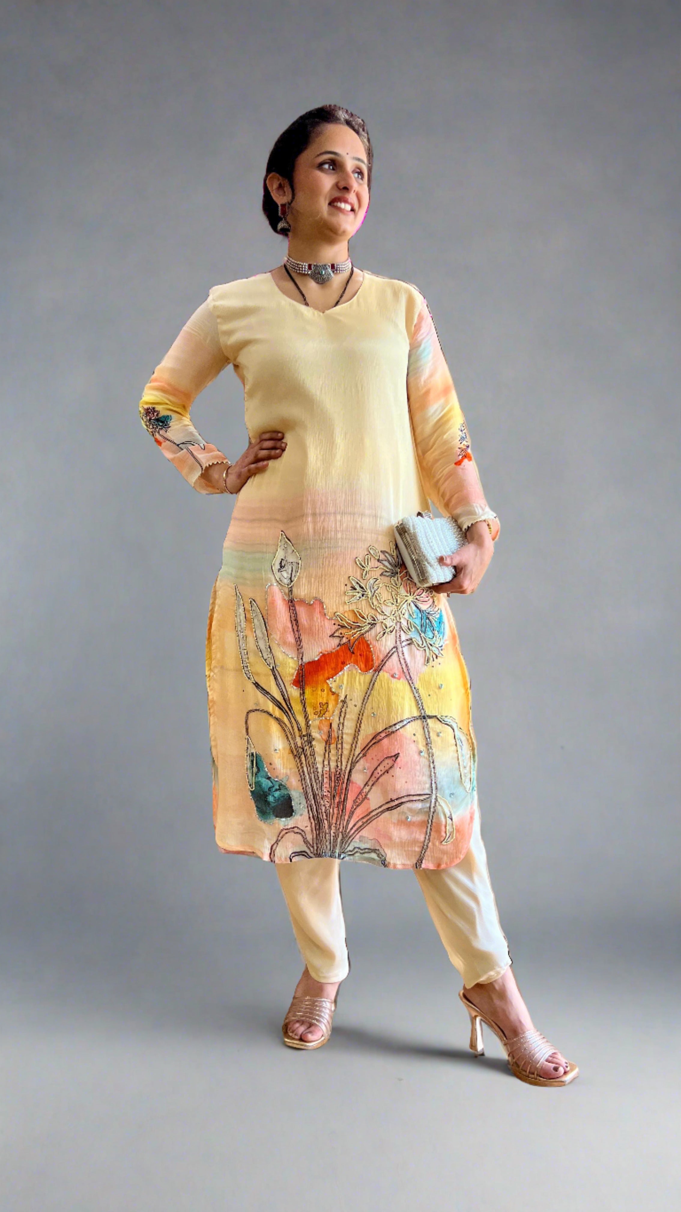 Lara Designer Dhoti Suit