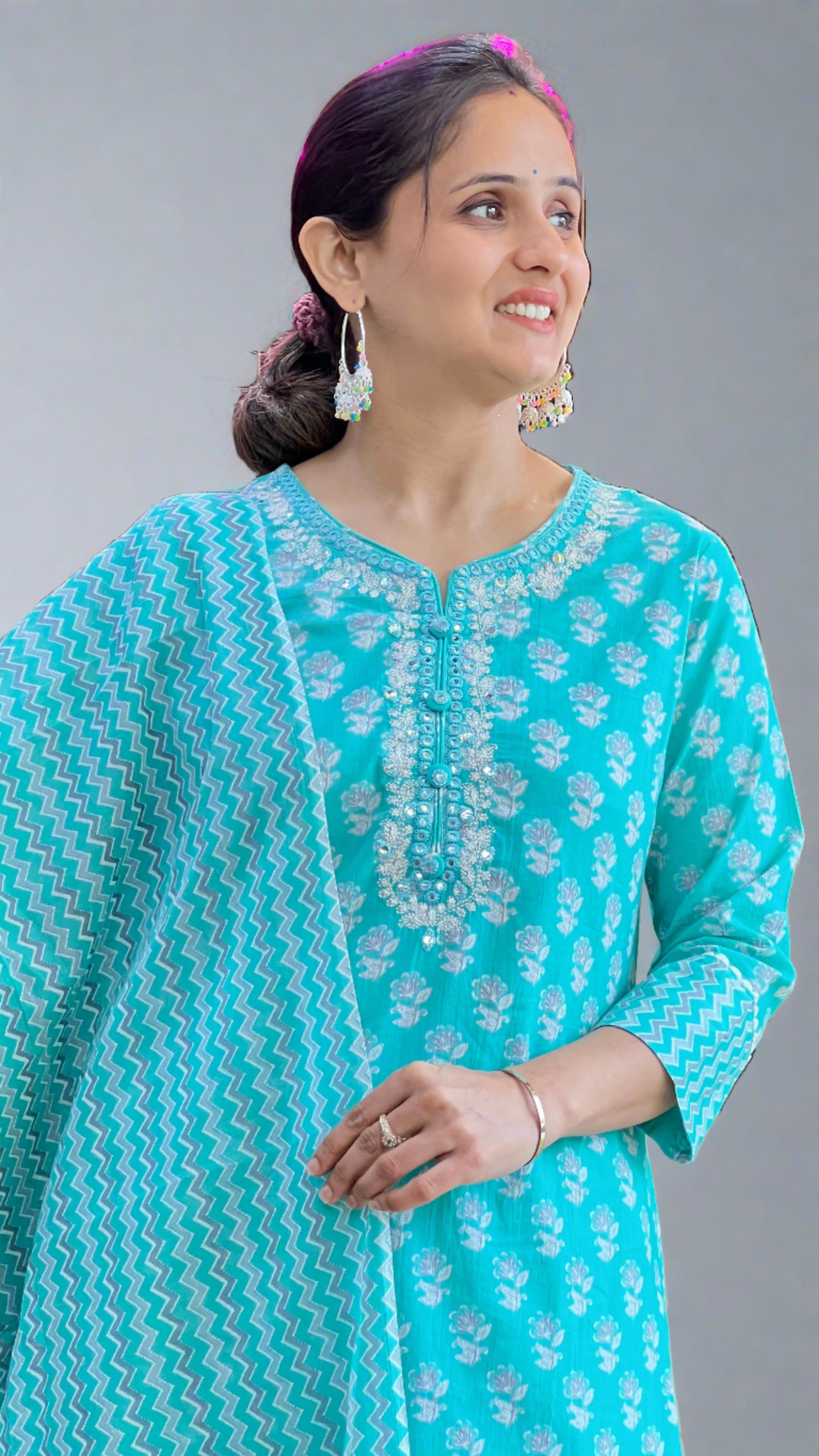 Casual Wear Cotton Suit