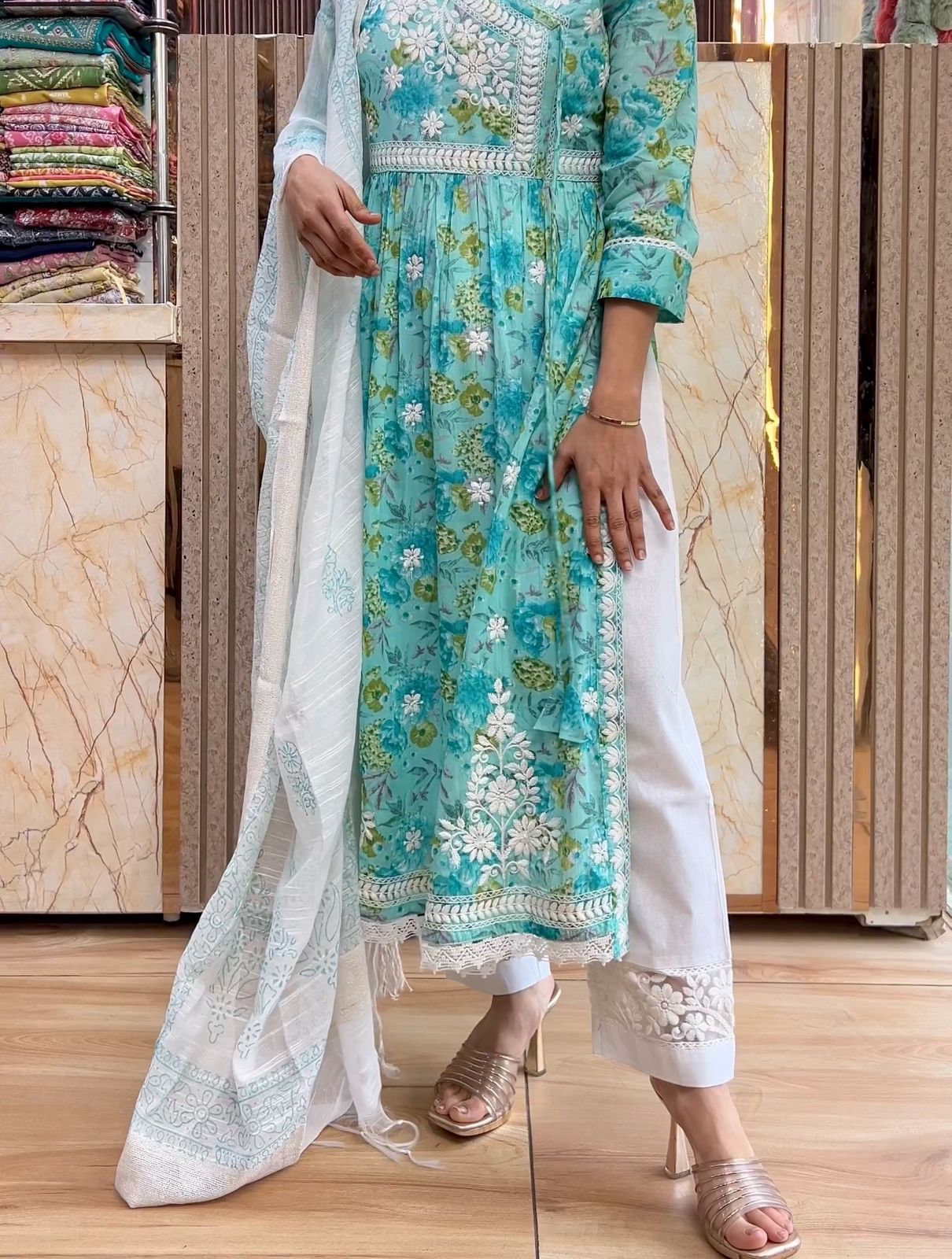 Nayra Style Lakhnavi suit