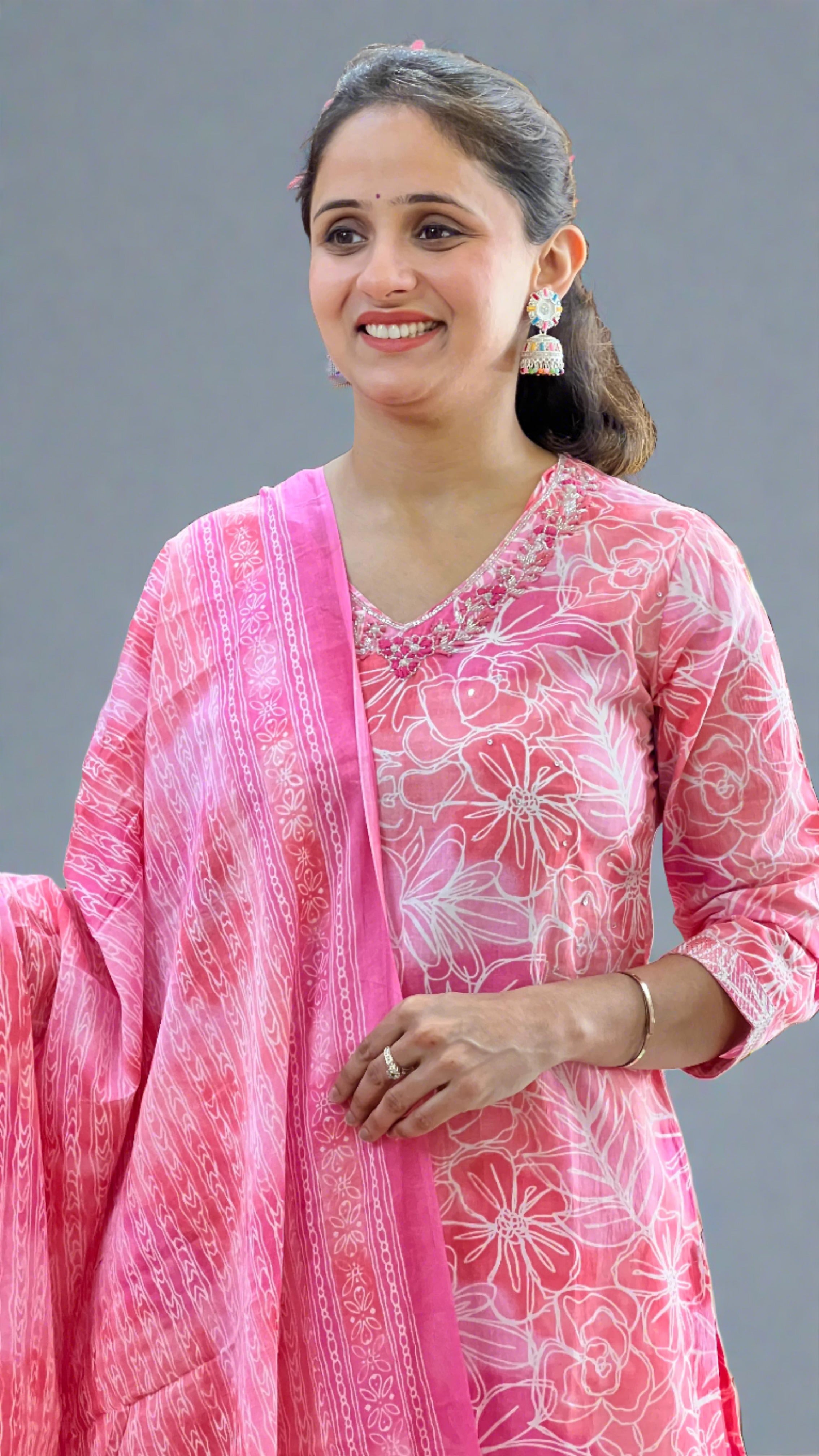 Casual Wear Cotton Suit