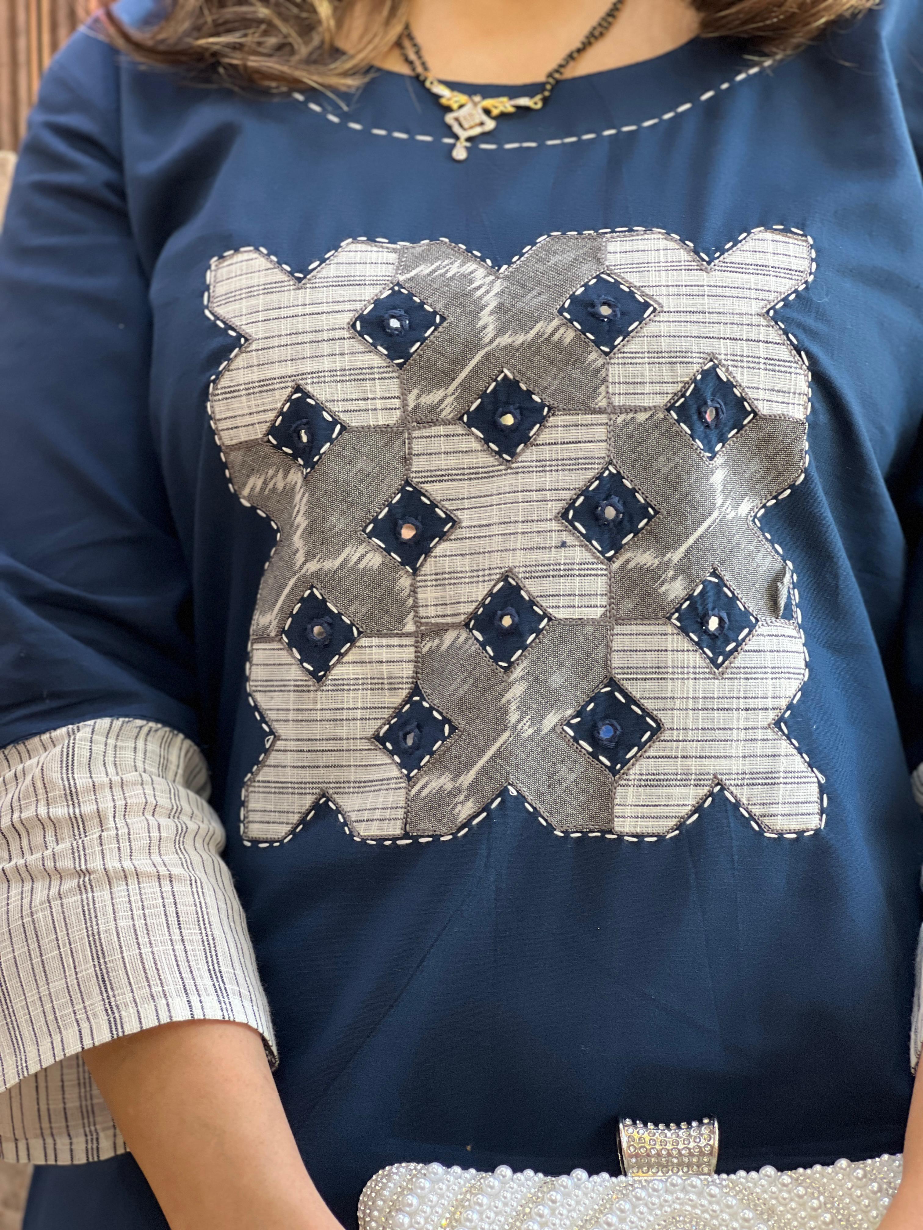 Kaira kantha work suit