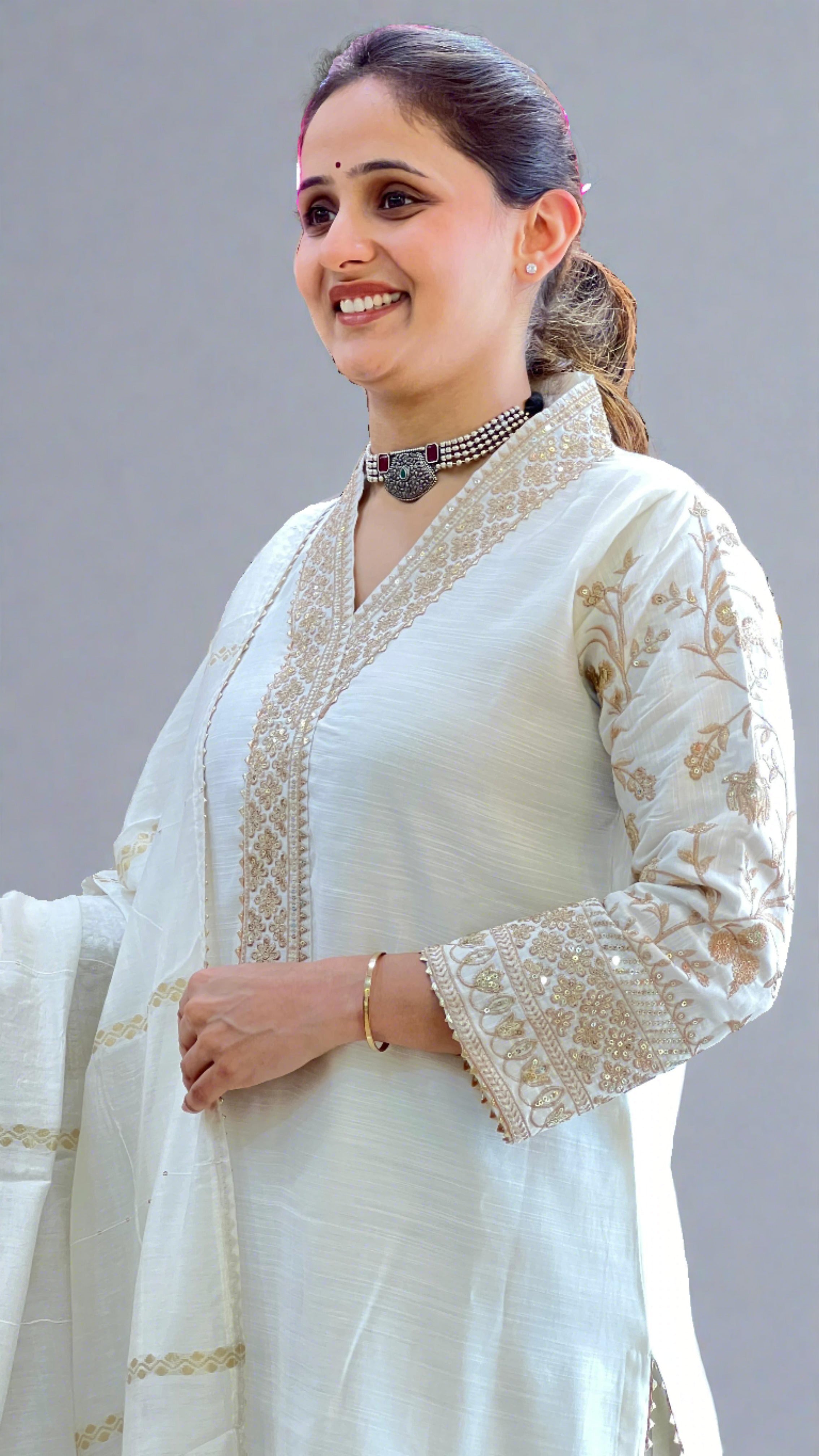 Tanya Modal Silk Suit