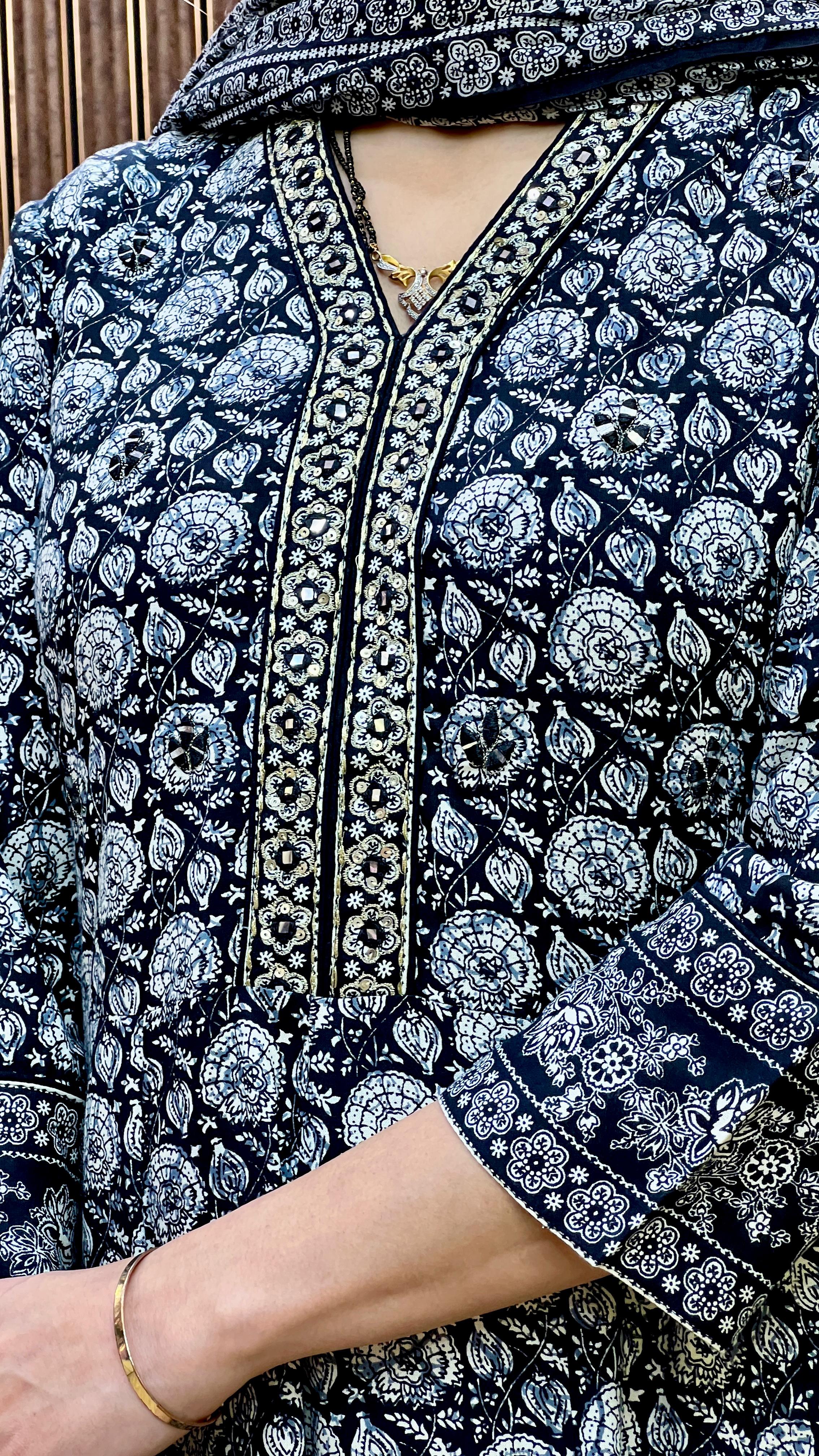 Mari Flared Kurta with Dupatta set