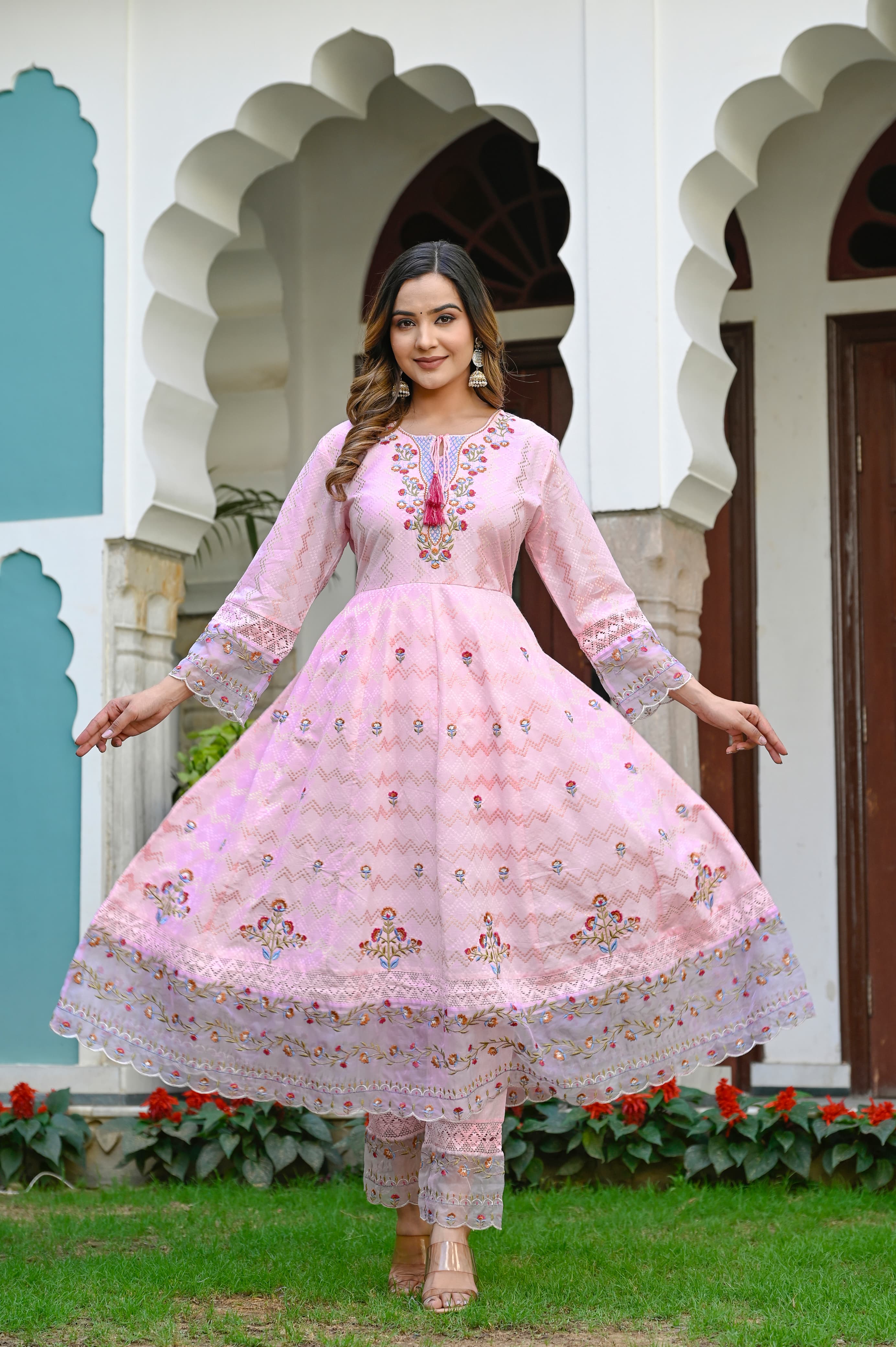 Diksha Embroidered Anarkali Suit