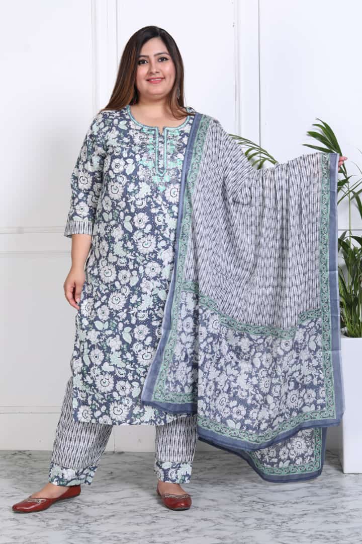 Sneha Pure Cotton Suit