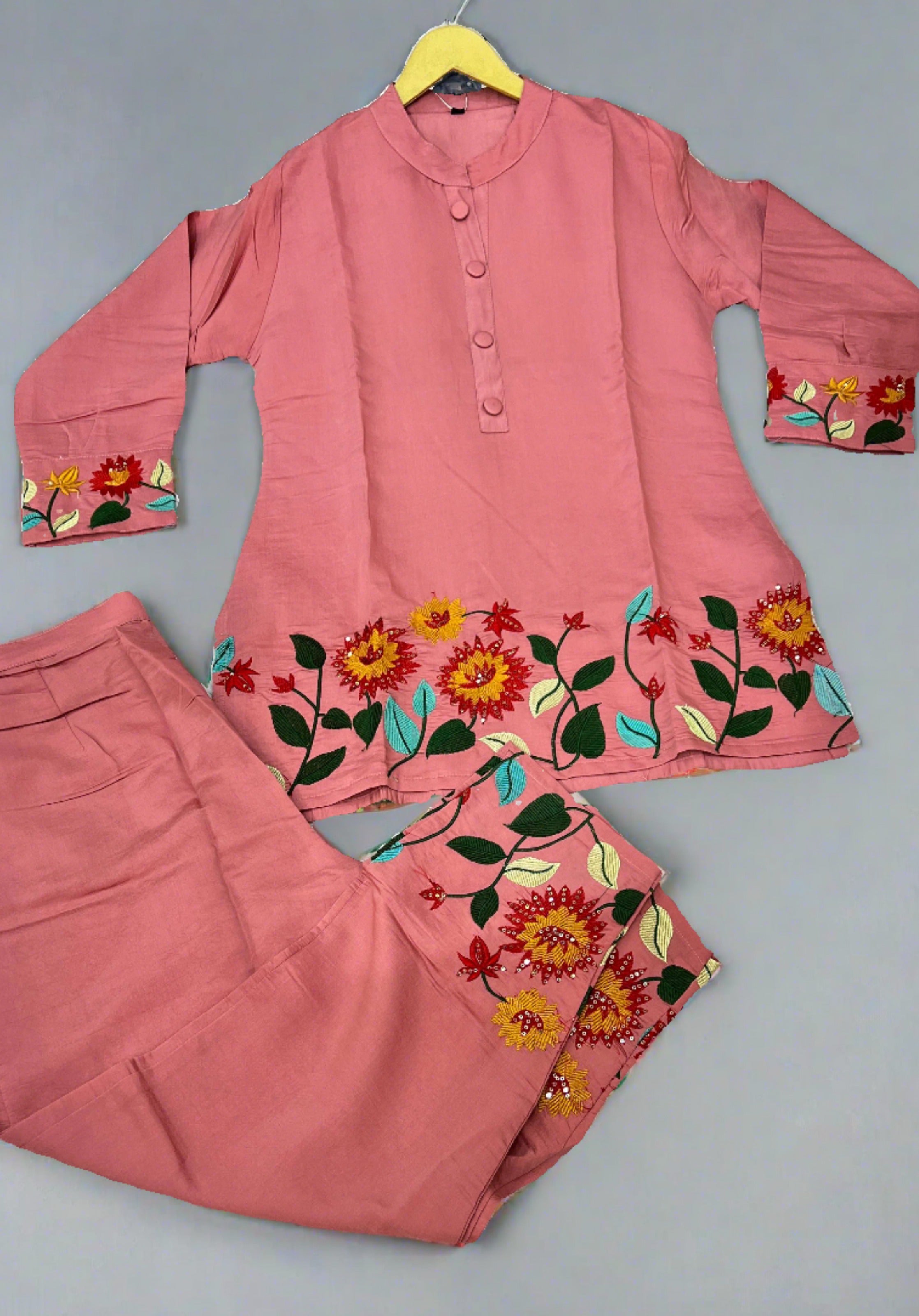 Designer Embroidered Cord Set