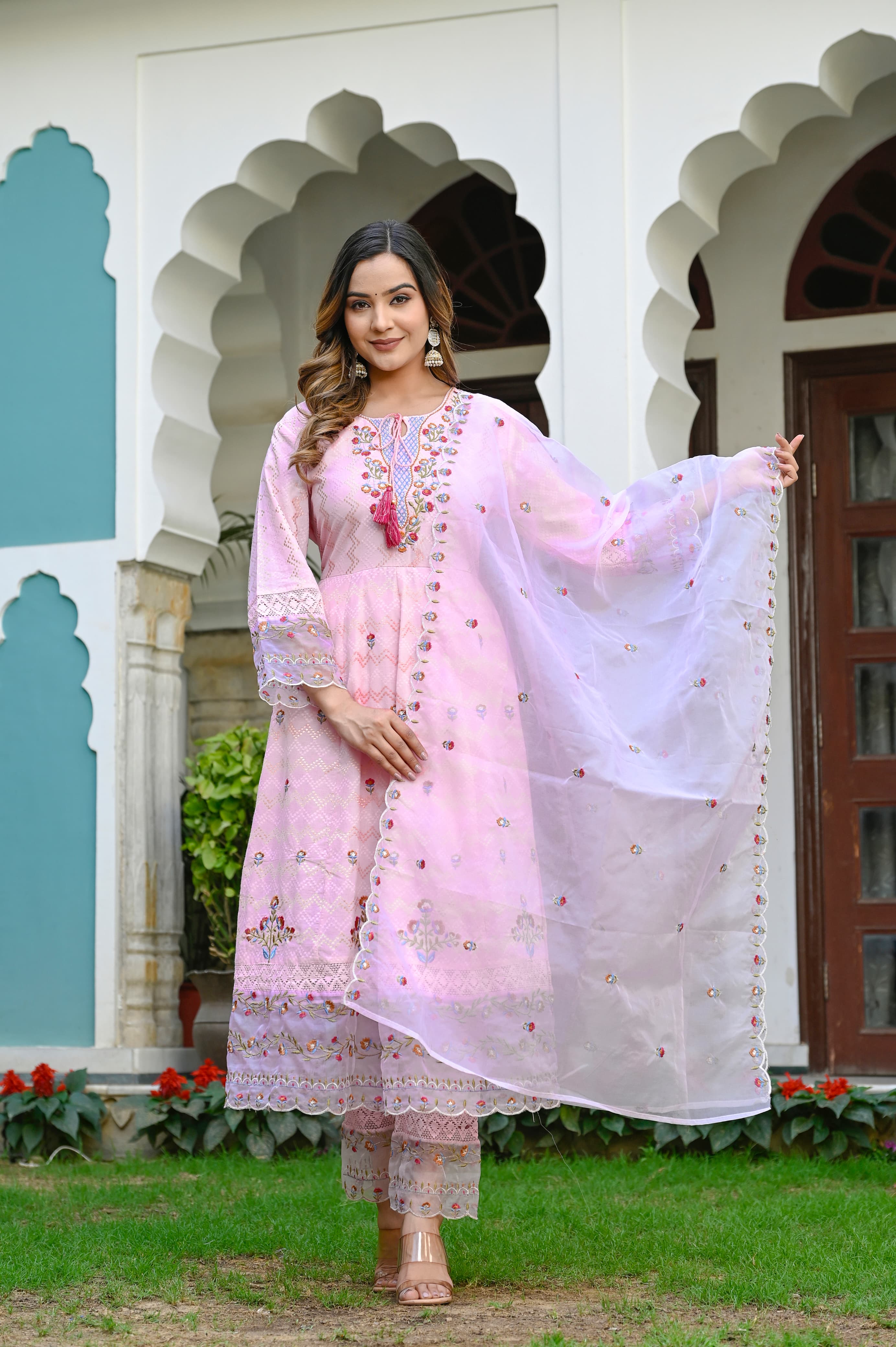 Diksha Embroidered Anarkali Suit