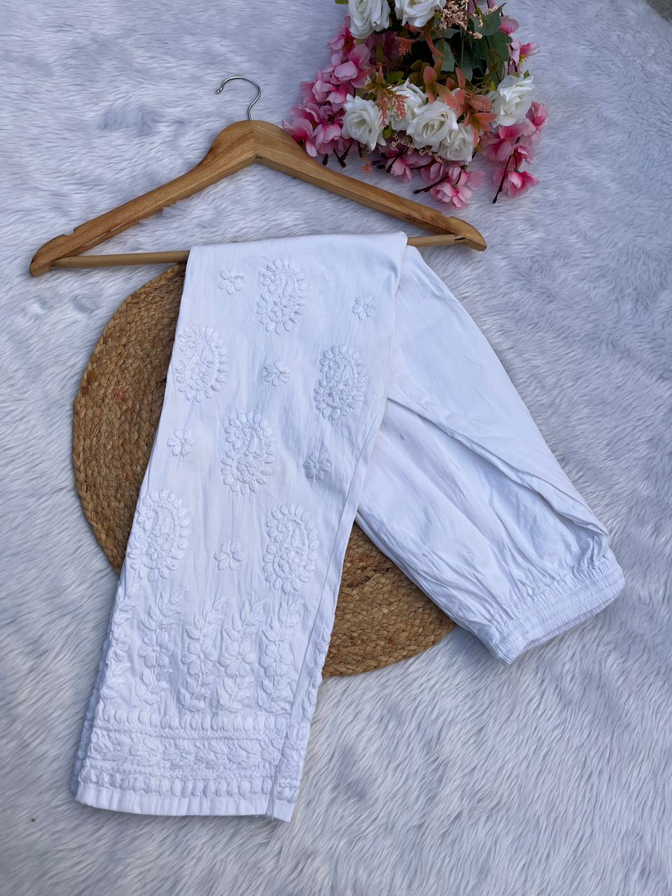 Stretchable Lakhnavi Pants