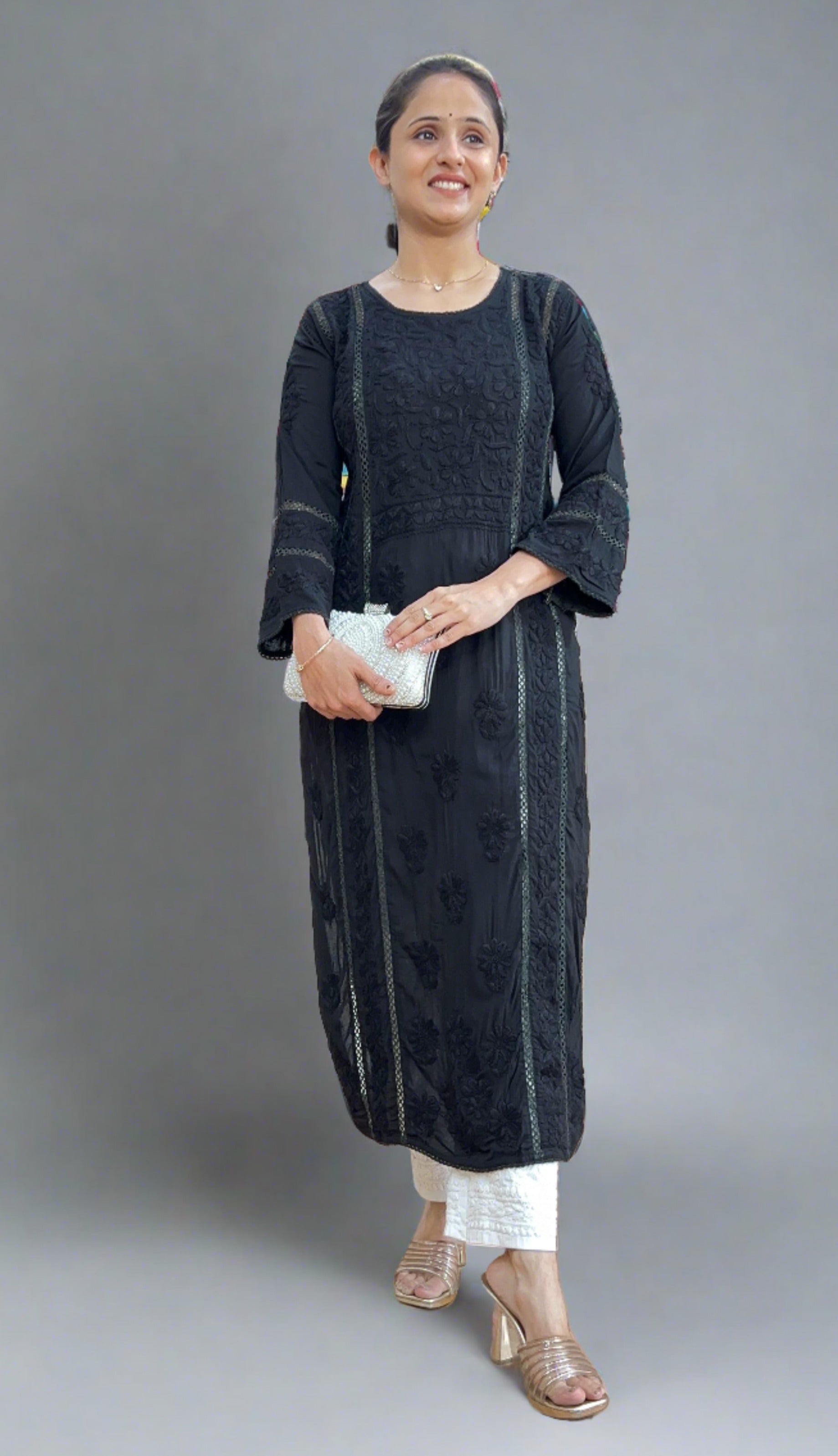 Pure Modal Lakhnavi Kurti