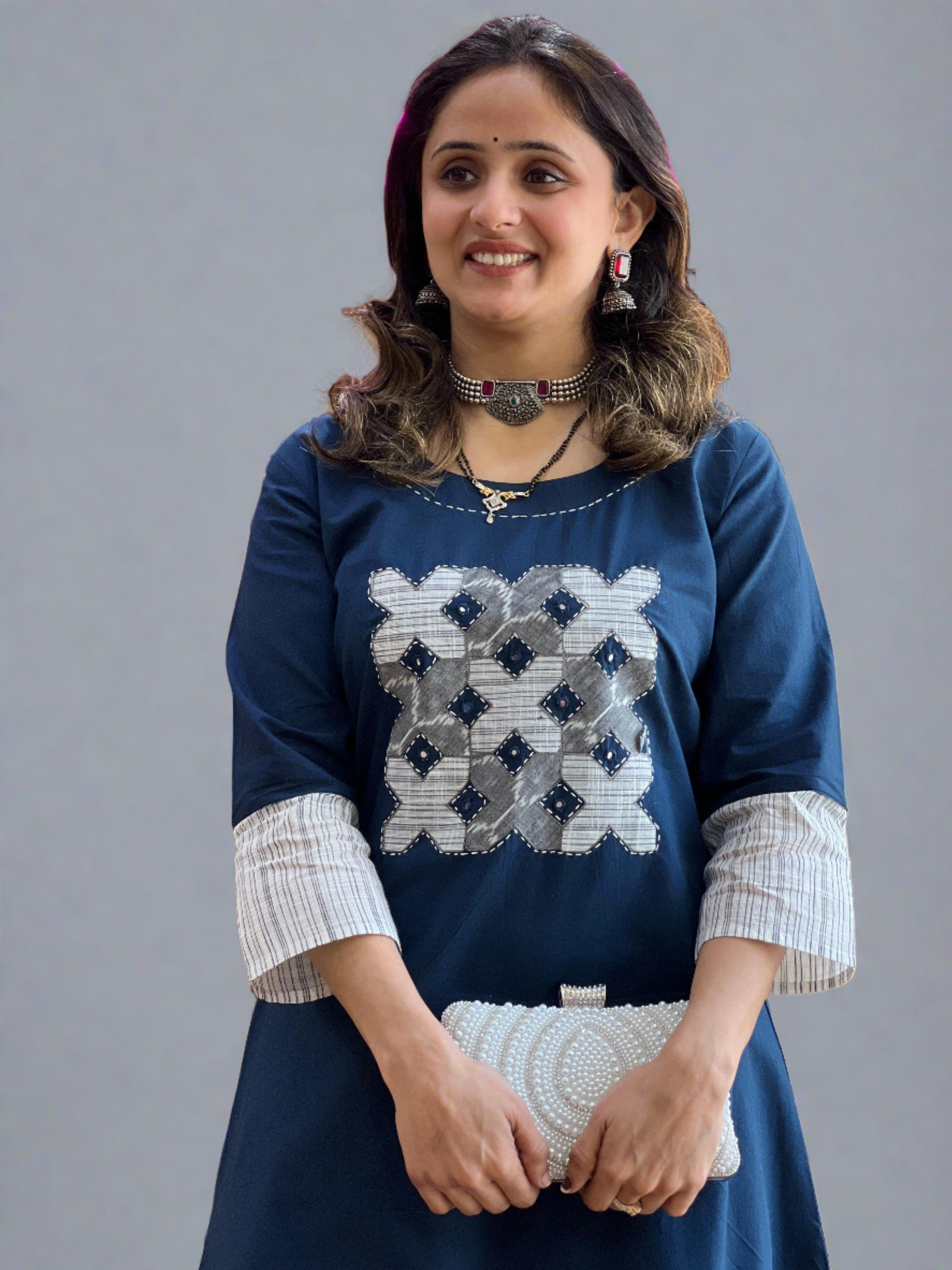 Kaira kantha work suit