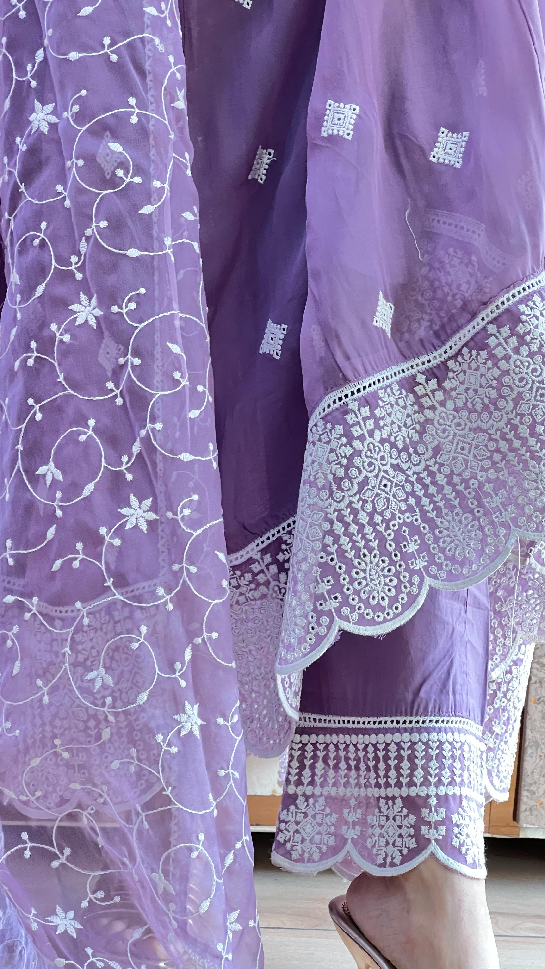 Pakistani Anarkali Organza Suit