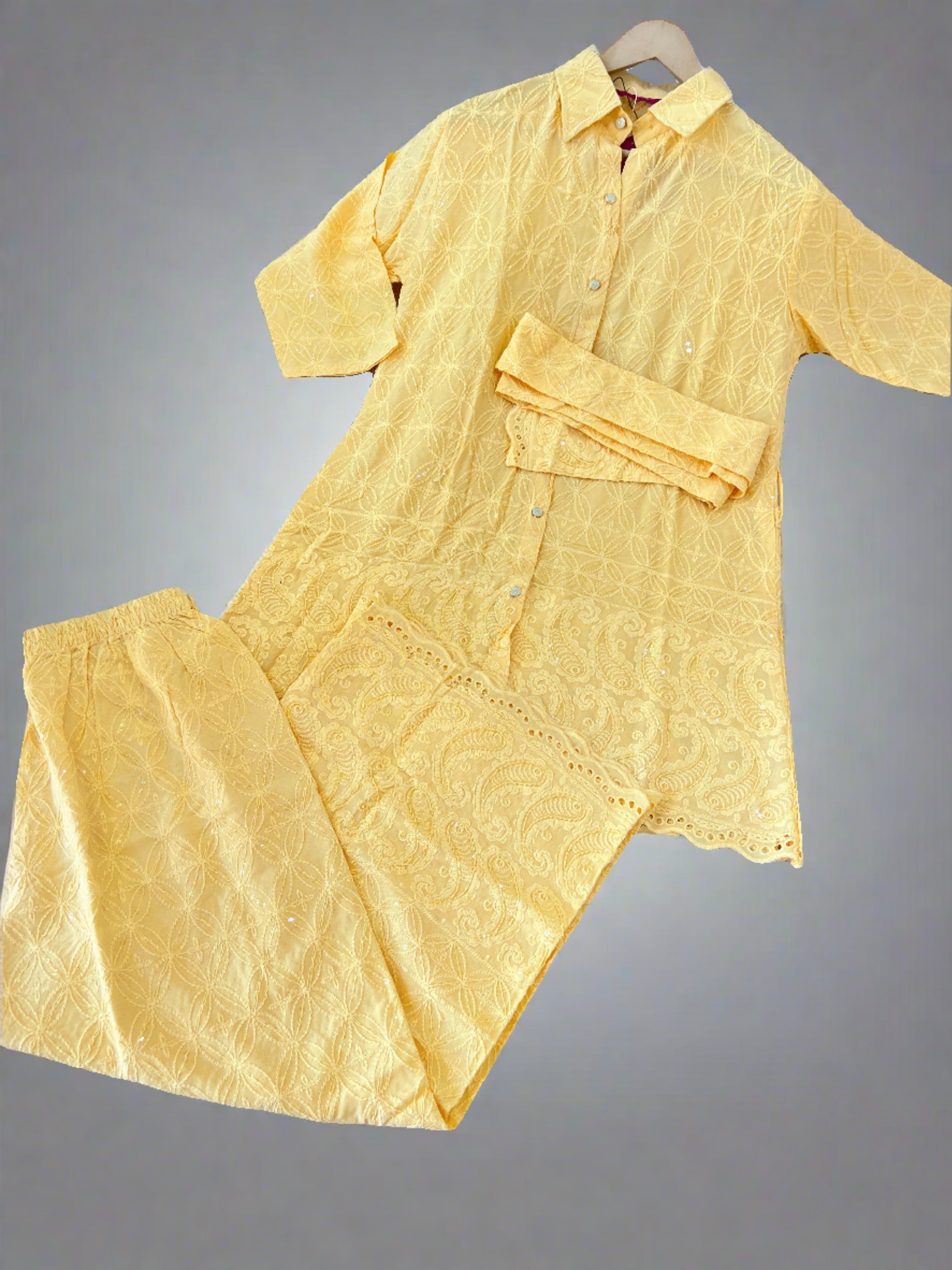 Designer Plazo Cord Set