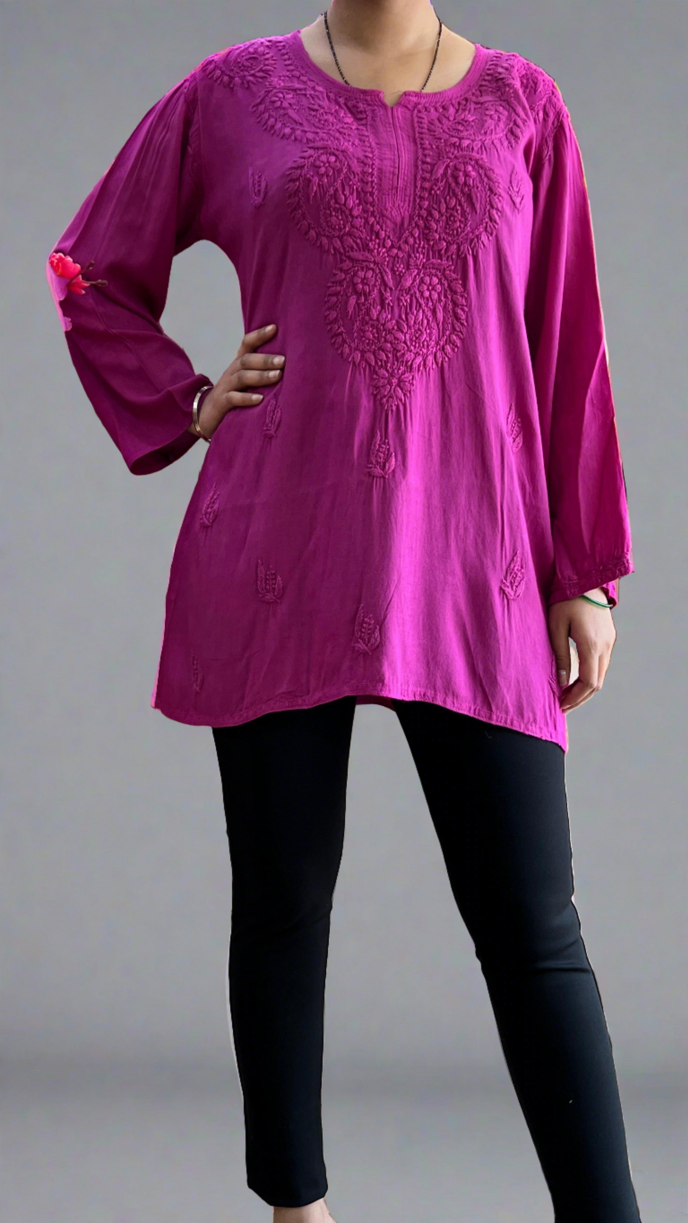 Lakhnavi Short Length Kurti