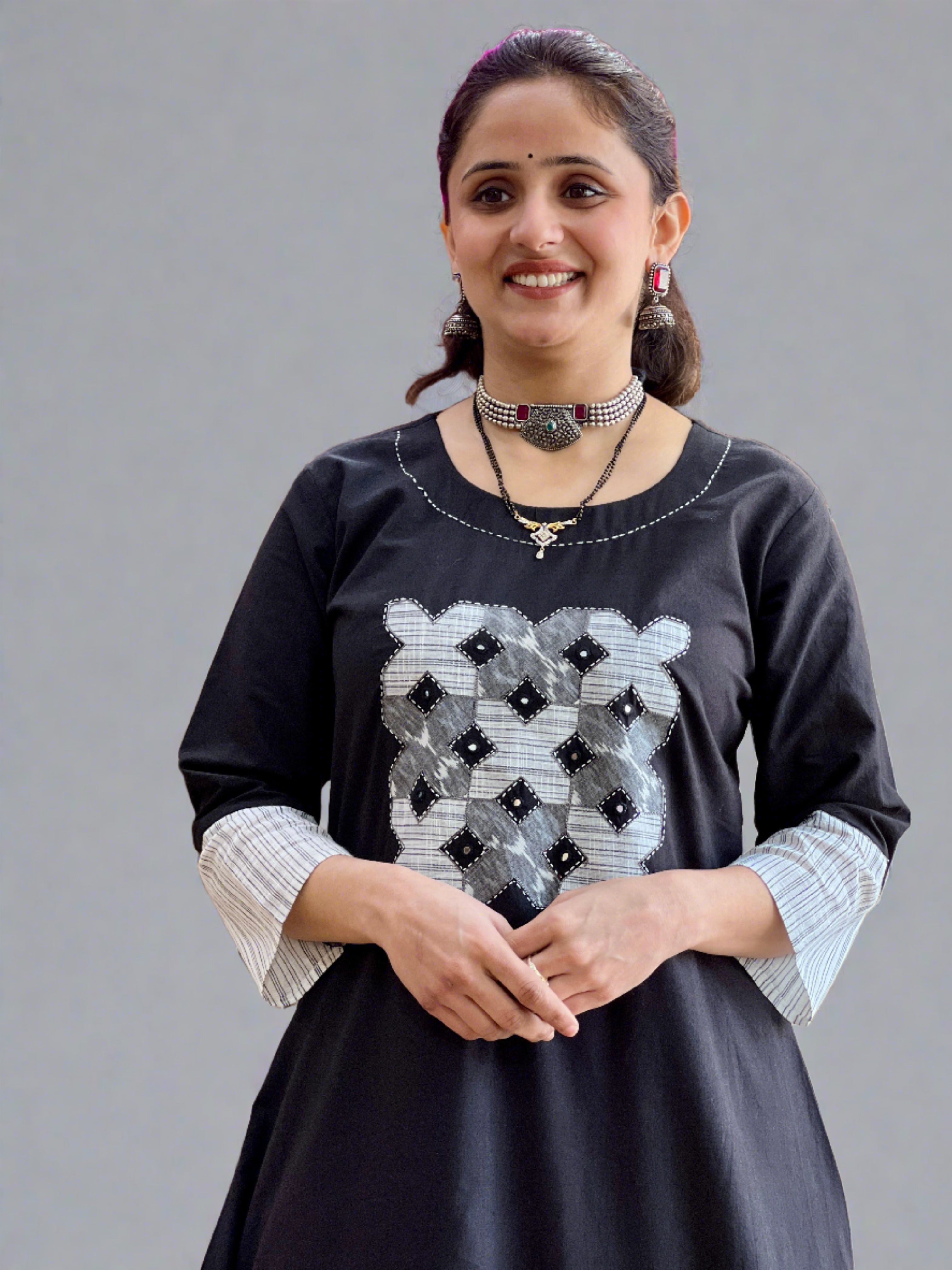 Kaira kantha work suit