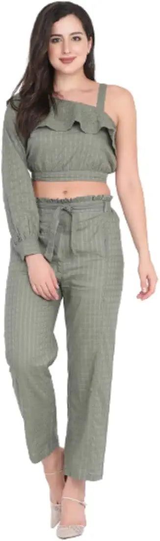 Crop Top with Long Trousers