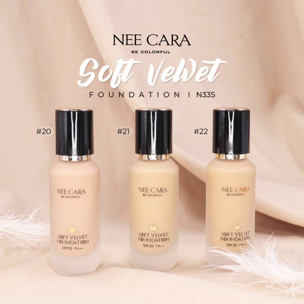 NEE CARA SOFT VELVET FOUNDATION N335 40 g.SPF 30 PA +++
