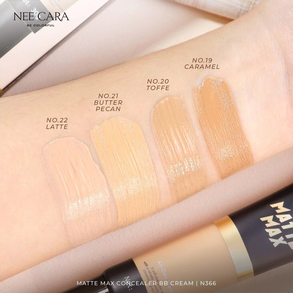 Nee Cara Matte Max Concealer BB Cream #N366 : neecara neecara concealer BB cream matte