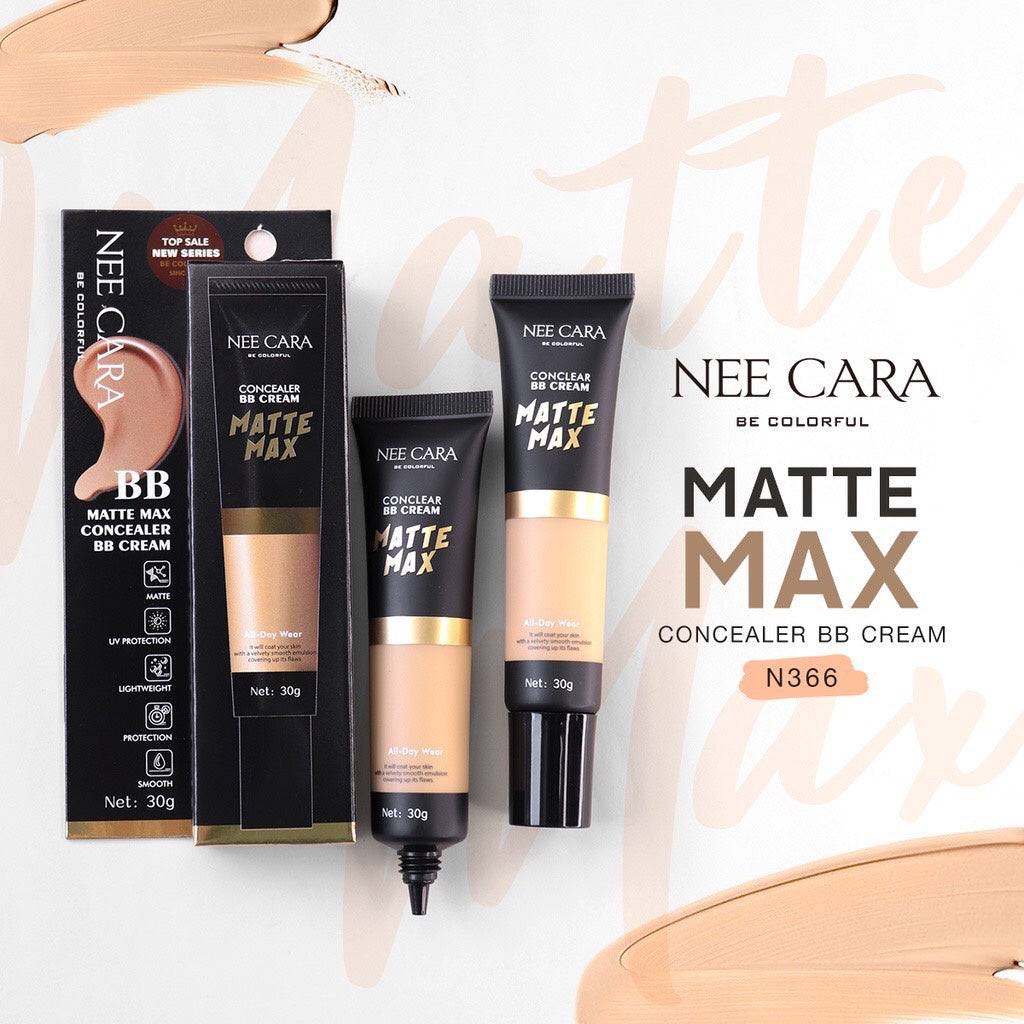 Nee Cara Matte Max Concealer BB Cream #N366 : neecara neecara concealer BB cream matte
